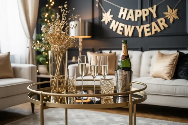 9 Glamorous New Year’s Eve Bar Cart Ideas for a Dazzling Party